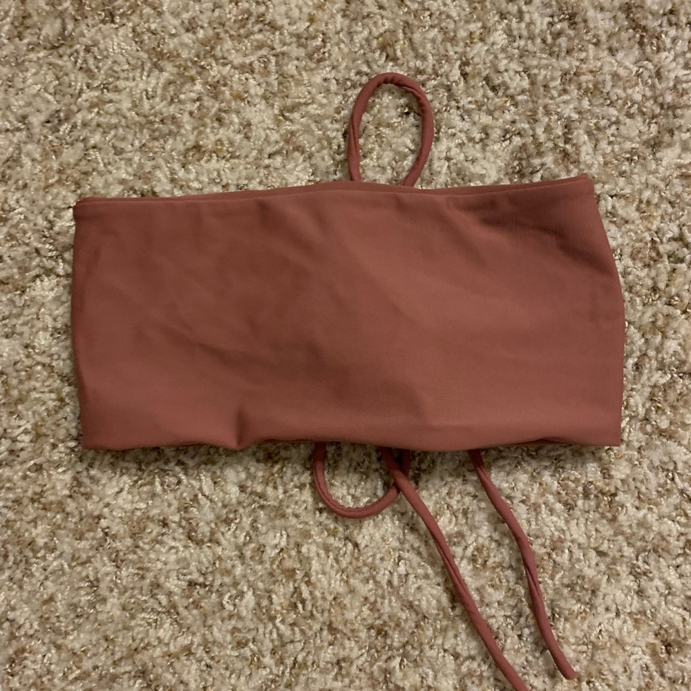 Zaful strapless bikini top